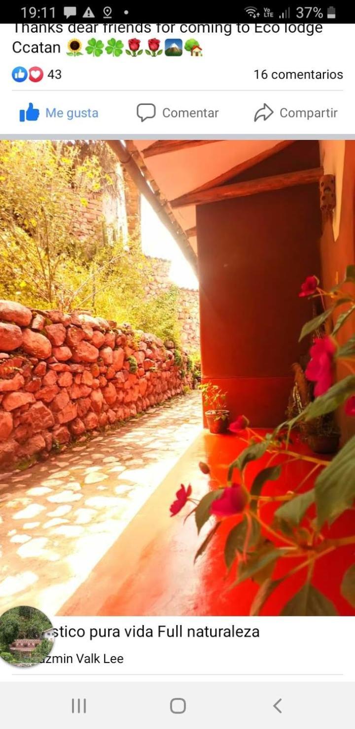 Ecolodge Ccatan Urubamba Buitenkant foto
